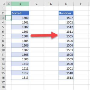 How to Random Sort in Excel 的图像结果