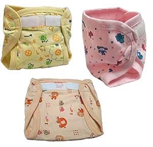 Buy Kidska Washable Reusable Cotton Nappies for New Born Kids/Hosiery ...