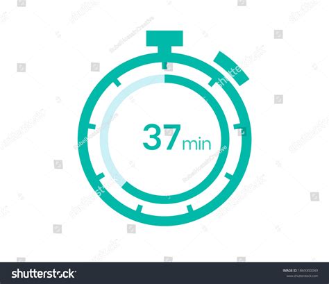 37 Minutes Timer Icon 37 Min Stock Vector (Royalty Free) 1869300049 ...