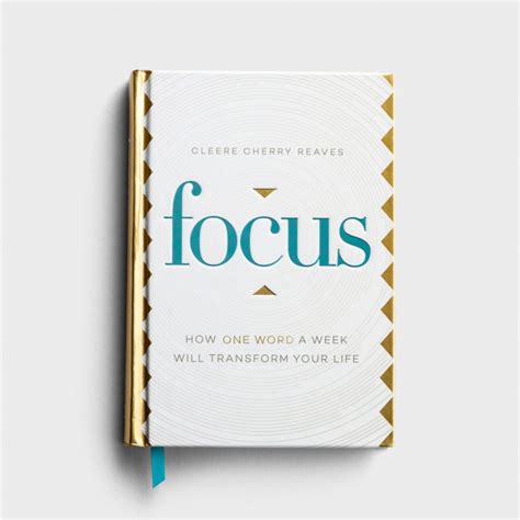 Focus: How One Word a Week Will Transform Your Life - A Devotional ...