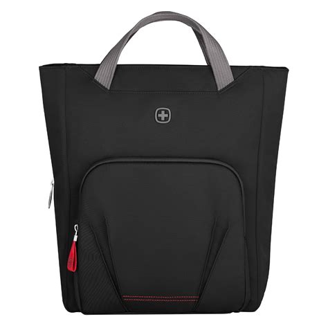 WENGER, Motion Vertical, 15.6 Inches Laptop Tote Bag, 18 liters, Black ...