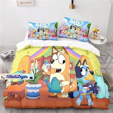 Bluey Cartoon Bed Sheets at Patti Smart blog