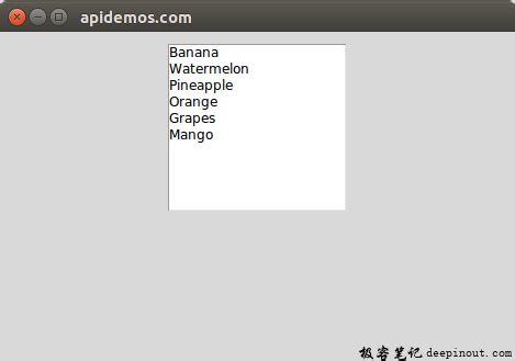 Adding Data to ListBox 的图像结果