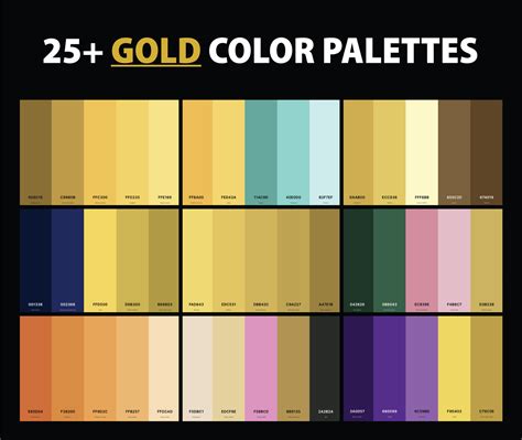 Gold Color Palette Code at Allan Sturtz blog