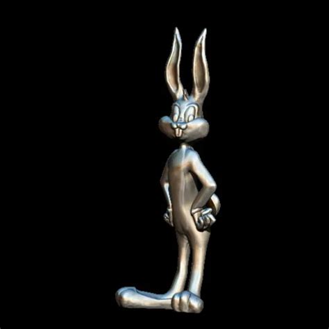 Bugs Bunny 3D Model STL & 3DM Files - Unique Collectible