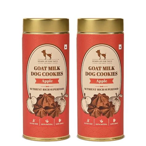 Buy Heads Up For Tails HUFT Goat Milk Dog Cookies - Apple | Premium ...