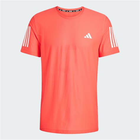 adidas Own the Run Tee - Red | adidas India