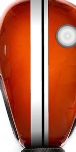 Piston Graphics Bike Tank Top Racing Stripe Stickers in White Color ...