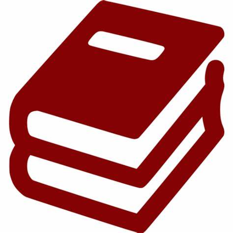 Maroon book stack icon - Free maroon book icons