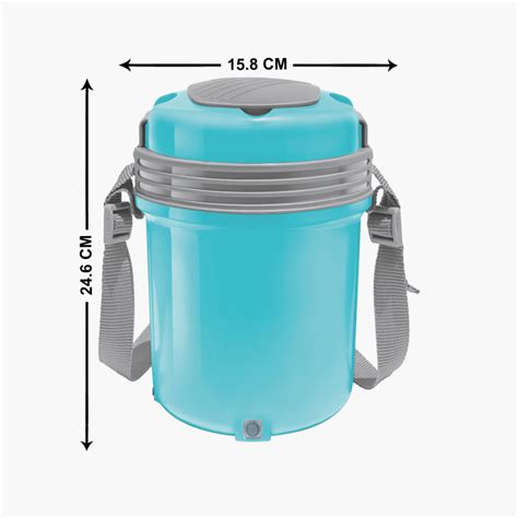 Buy MILTON Electron Double-Walled Tiffin from Milton at just INR 1423.0