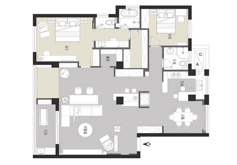 70平米小户型装修 都市白领钟爱的简约二居室 - 家居装修知识网