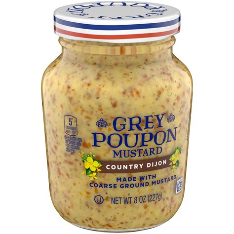 Grey Poupon Whole Grain Mustard at Alyssa Camm blog