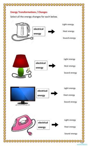 Energy Transformation Practice Worksheet 的图像结果