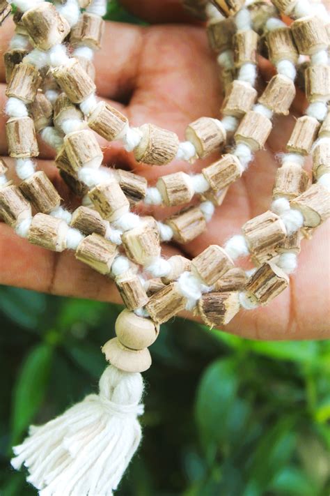 108 Beads Handcrafted Tulsi Japa Mala – Tulsi Rudra