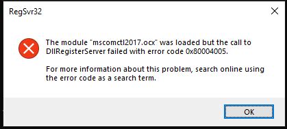 Image result for Mscomctl.ocx Missing