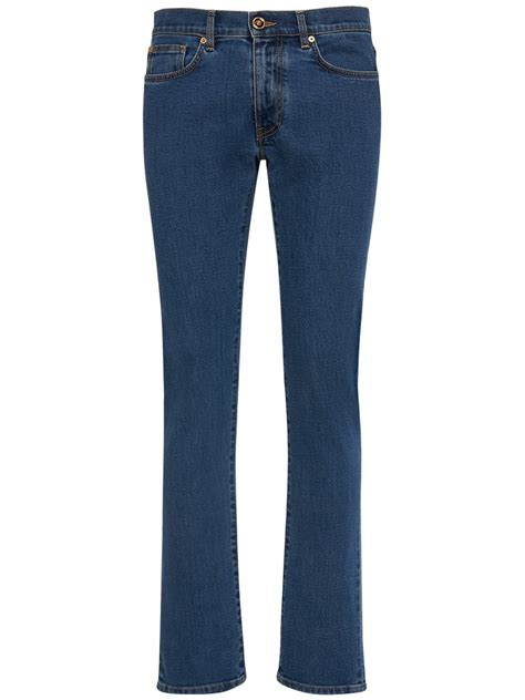 VERSACE - Stretch Cotton Denim Jeans Versace