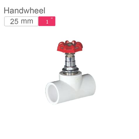 Supreme AquaGold uPVC Screw Tap with Handwheel 25 mm SCH 80 Off White ...