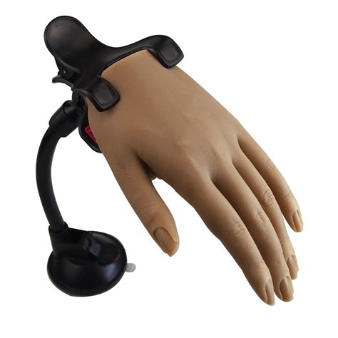 Buy XMASIR Silicone Practice Hand for Acrylic Nails, Flexible Bendable ...