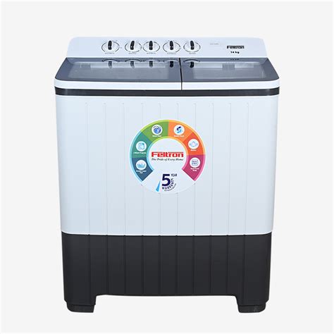 Feltron 14 kg Semi Automatic Top Load Washing Machine White,Grey ...