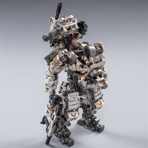 JoyToy 1/25 Action Figures White Steel Bone Mechina Armor and Female ...