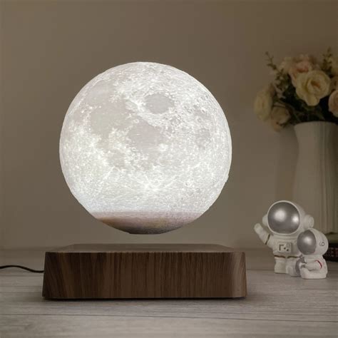 HCNT Magnetic Levitating Moon Lamp - Unique Decor Gift