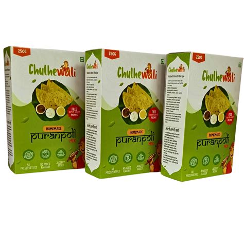 CHULHEWALI Puran Poli Premix, Durgamata SHG, Natural, Chemical Free, P