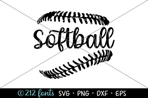 Cross Softball Clipart
