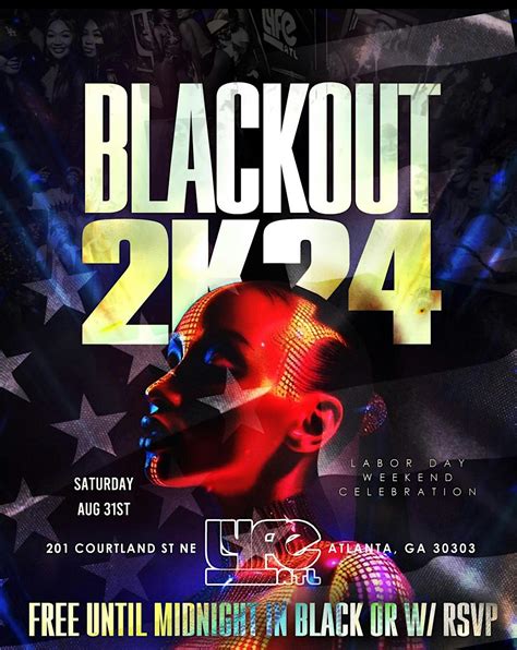 BLACKOUT 2k24 (Free OpenBar & Free Emtry), Lyfe ATL, Atlanta, 31 August ...