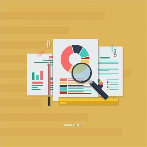 Infographic analytic elements | Free Vector