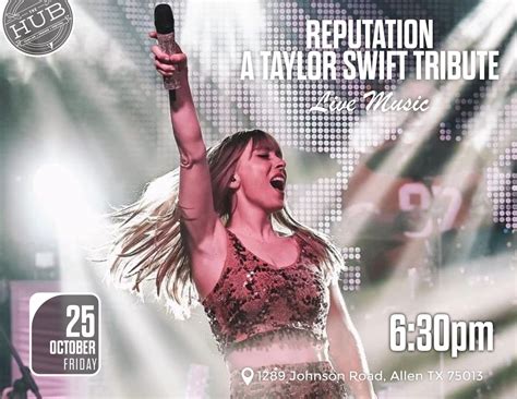 Live Music: Reputation - A Taylor Swift Tribute, 1289 Johnson Road ...