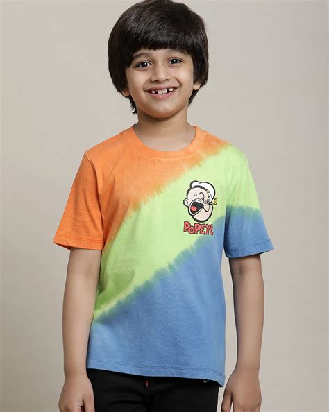 Popeye Regular Fit Tshirt For Boys – Kidsville