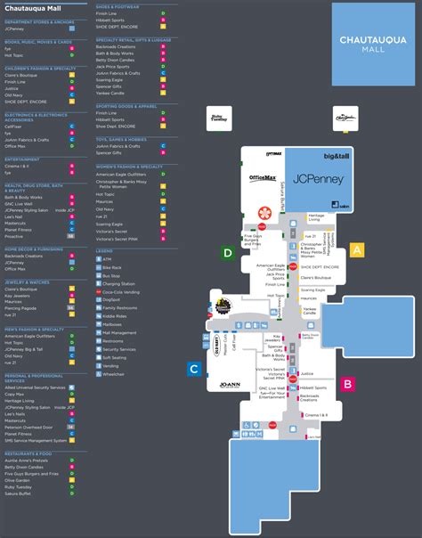 Chautauqua Mall (30 stores) - shopping in Lakewood, New York NY 14750 ...