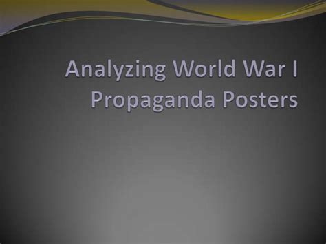 Image result for Propaganda Posters WW1 Tutorial