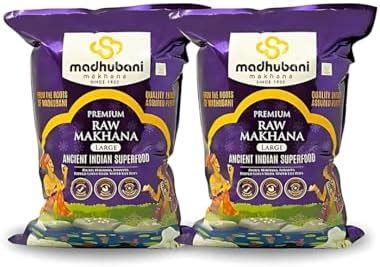 Madhubani Makhana | Premium Raw Plain Phool Makhana | Large Size | Fox ...