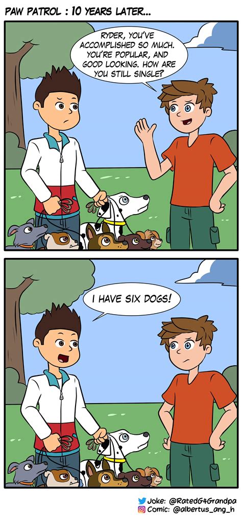 Paw Patrol: 10 years later... : r/comics
