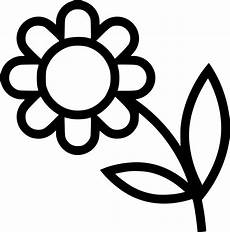 Simple Black Outline Flower Icon Free Photos