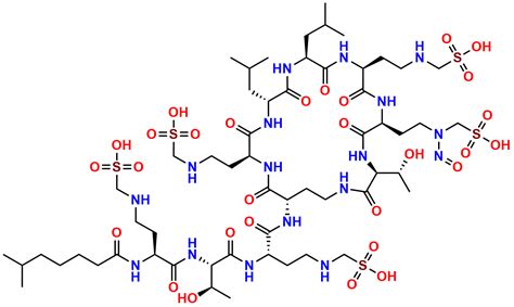 N-Nitroso Polymyxin B Impurity 9 | CAS No- NA | NA