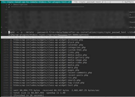 Rsync Storage 的图像结果