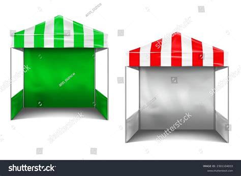 Red And White Canopy Tent