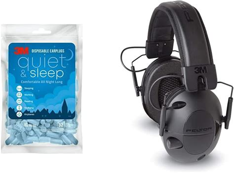 3M Disposable Earplugs, 32 NRR, 80 pairs and Peltor India | Ubuy