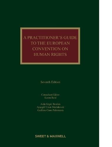 Buy A Practitioner's Guide to the European Convention on Human Rights ...