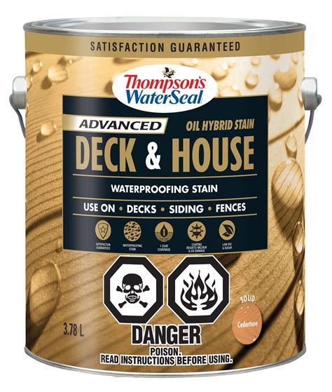 Thompson's® WaterSeal® Deck & House Wood Waterproofing Stain & Sealer ...