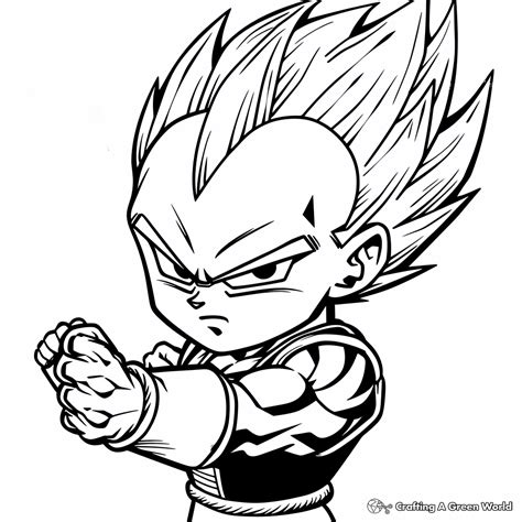 Vegeta Coloring Pages SonGoku And Vegeta Dragon Ball Z Kids Coloring