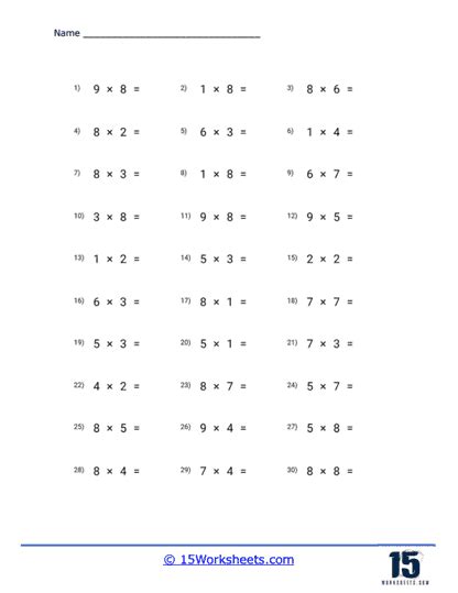 Learn Vertical Multiplication 的图像结果