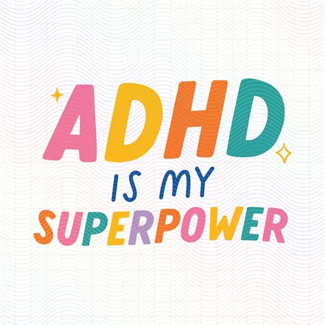 ADHD Is My Superpower (SVG & PNG) — SVG Society | Shop Cute & Trendy ...
