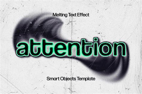 Free Twirl Blurred Text Effect PSD Template - PsFiles