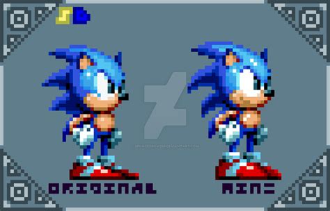 [Sonic Mania] Sonic Sprite by SpongeDrew250 on DeviantArt