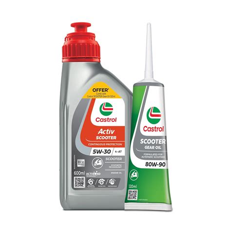 Castrol Activ Scooter 5W-30 Engine Oil | Actibond Technology | Honda BS ...