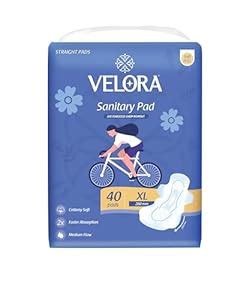 Buy Velora Soft Feel & Rash Free XL 40 Pads | Wider Back for Extra ...