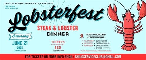 Lobsterfest 2025, CFB Shilo, Bldg L-25, MB, Canada, Manitoba R0K2A0 ...